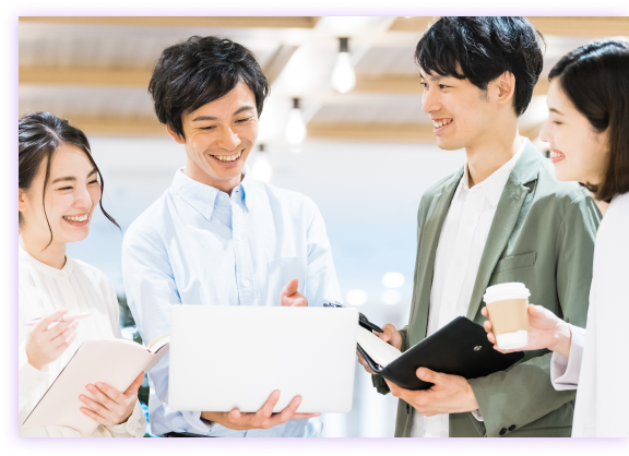 選抜されたメンバーと共にチームで課題解決に取り組む