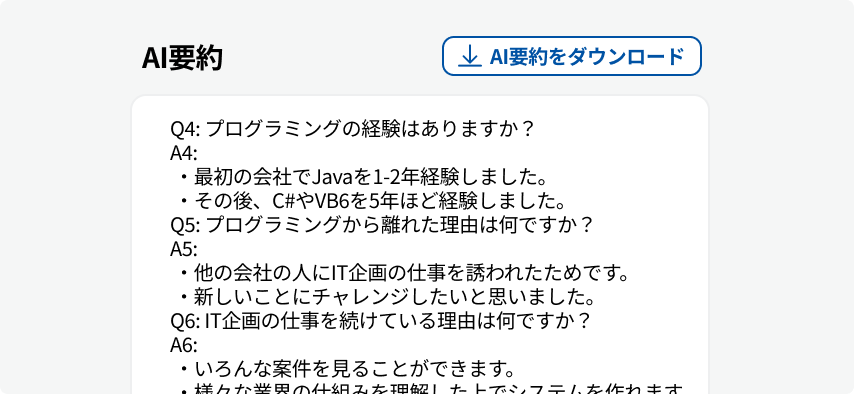 発言録・AI要約の自動納品|オンライン定性調査インタビューツール「Interview Zero」