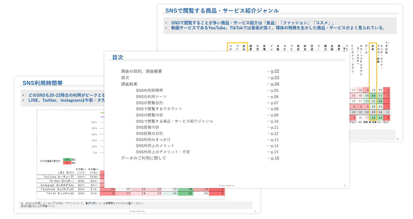 SNS利用実態調査