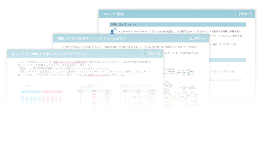 検索行動の実態調査のレポート