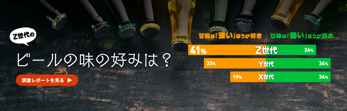 今、Z世代が求める「ビール」とは？【ビール消費に関する実態調査】