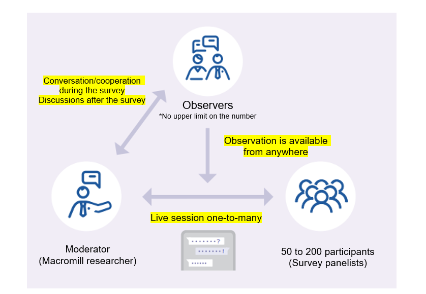 Conceptual diagram of Live Survey