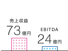 売上収益・EBITDA2010イラスト