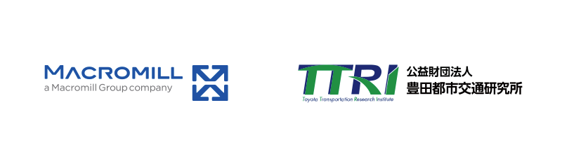 Macromillと豊田都市交通研究所のロゴ