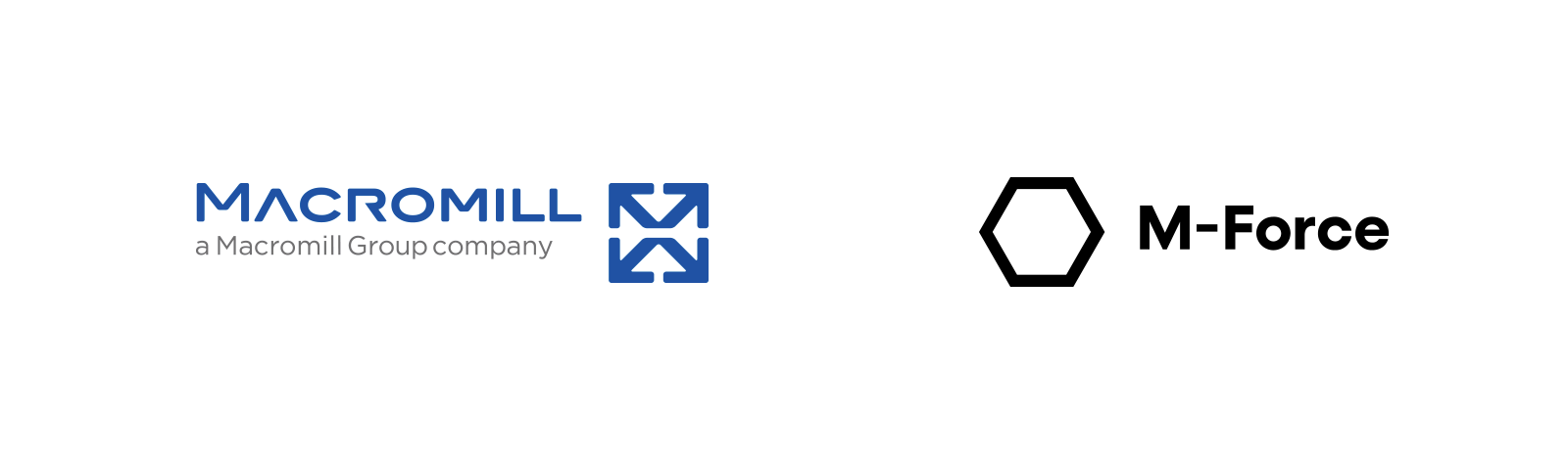 MacromillとM-Forceのロゴ