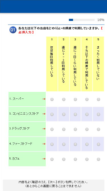 スマホファーストデザイン アンケート調査のマクロミル